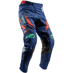 Thor Fuse Rampant мотоштаны, оранжево-темно-синий