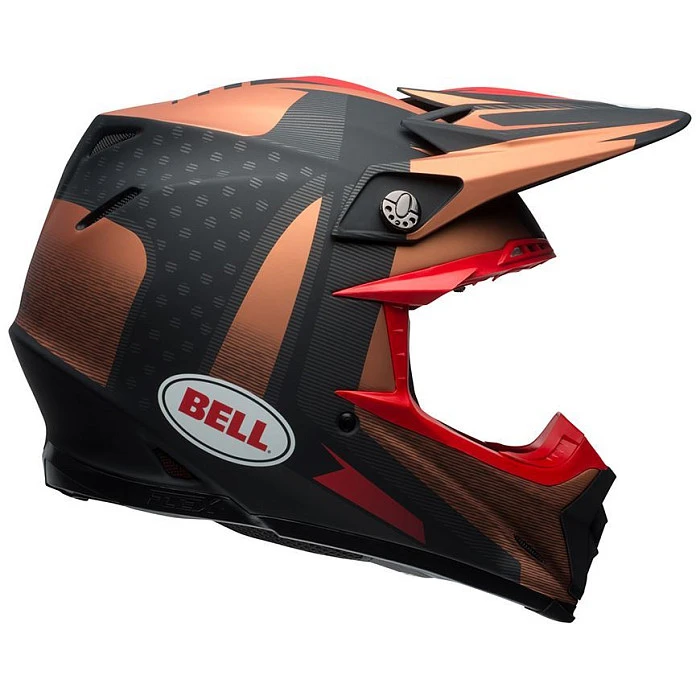Bell Moto-9 Flex Matte Copper/Black Vice шлем кроссовый