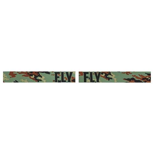 Fly Racing Focus 2022 мотоочки, зелено-черный камуфляж