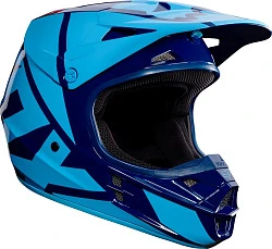 Fox Racing V1 Race 2017 шлем кроссовый, сине-голубой
