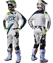 Fox Racing 360 Draftr 2018 джерси, серо-темно-синий