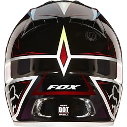 Fox Racing V3 Race шлем кроссовый, красно-черный