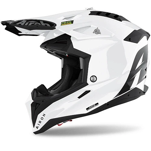 Airoh Aviator 3 Color White шлем внедорожный, белый