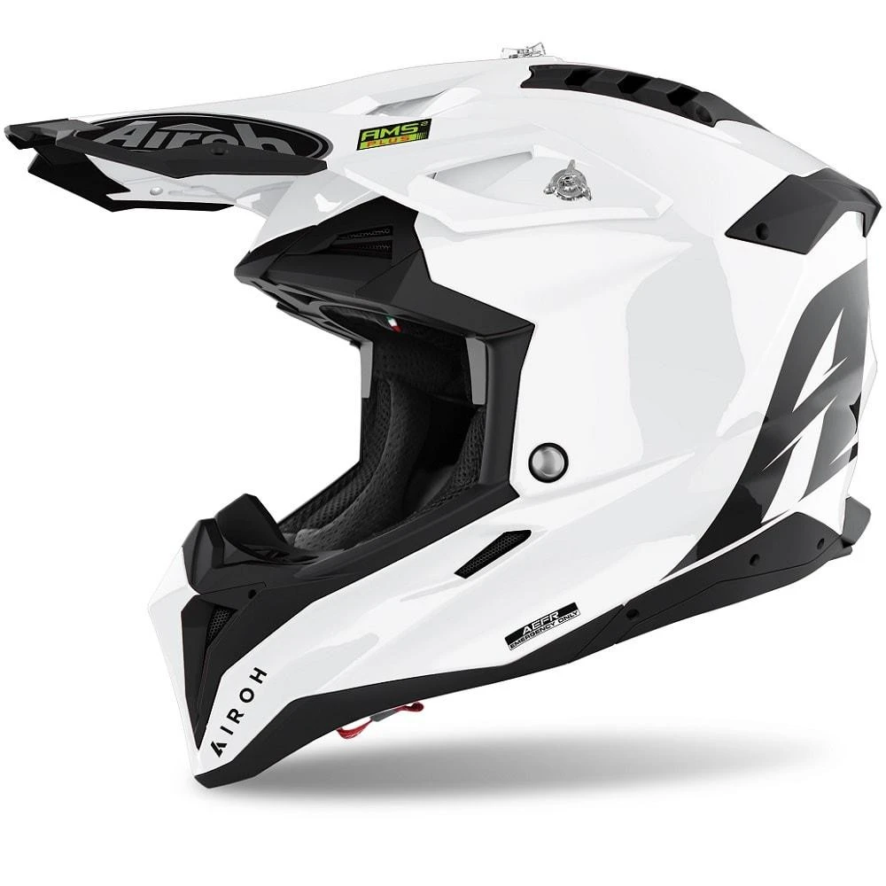Airoh Aviator 3 Color White шлем внедорожный, белый