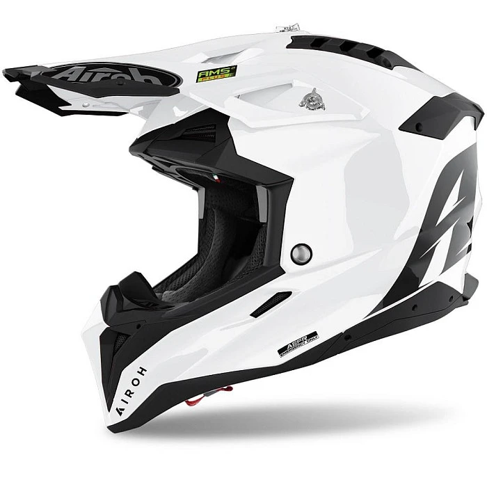 Airoh Aviator 3 Color White шлем внедорожный, белый