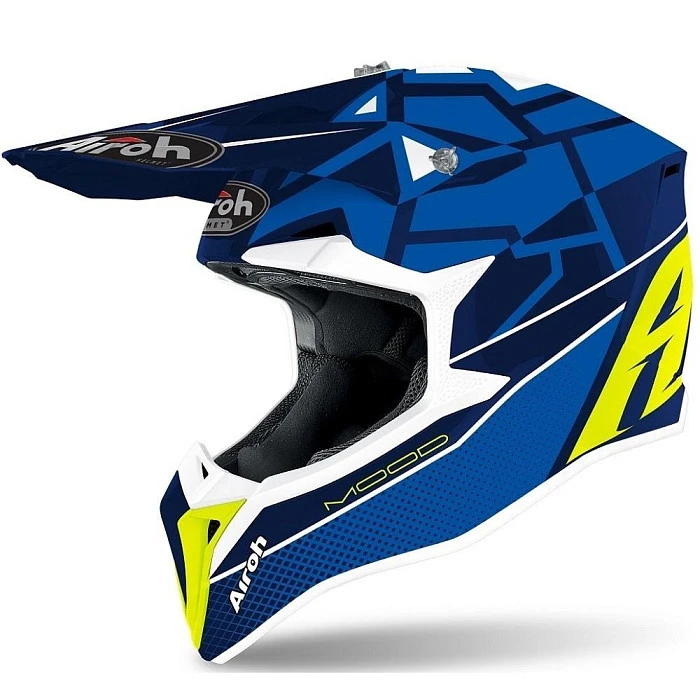 Airoh Wraap Mood Blue шлем внедорожный, синий