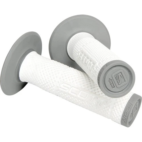 Scott Grips SX II Kit двойные грипсы на руль, бело-серый