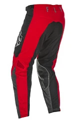 Fly Racing Kinetic K121 2021 мотоштаны, красно-серо-черный