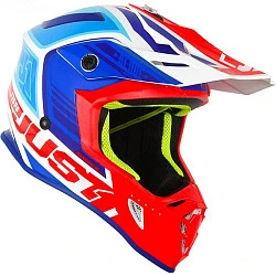 Just1 J38 Blade шлем кроссовый, сине-красно-белый