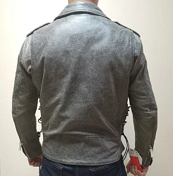 First M787 Косуха мужская, кожа 1,2мм, серый