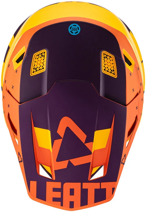 Leatt Kit Moto 7.5 V23 Indigo шлем кроссовый + Velocity 4.5 мотоочки