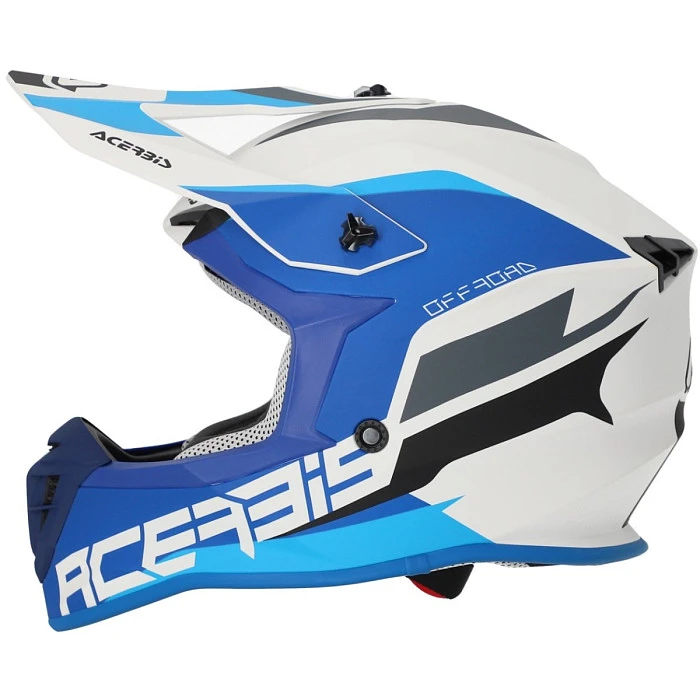 Acerbis Linear White/Blue шлем внедорожный