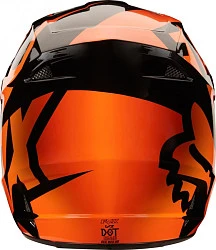 Fox Racing V1 Race 2018 шлем кроссовый, оранжево-черный