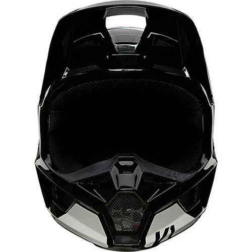Fox Racing V1 Revn Black/White шлем кроссовый