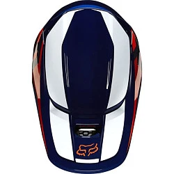 Fox Racing V1  Prix 2020 Lovl SE Orange/Blue шлем кроссовый