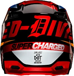 Fox Racing V1 Czar 2019 Youth шлем подростковый, черно-желтый