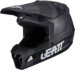 Leatt Kit Moto 3.5 V24 Black шлем кроссовый + Velocity 4.5 мотоочки