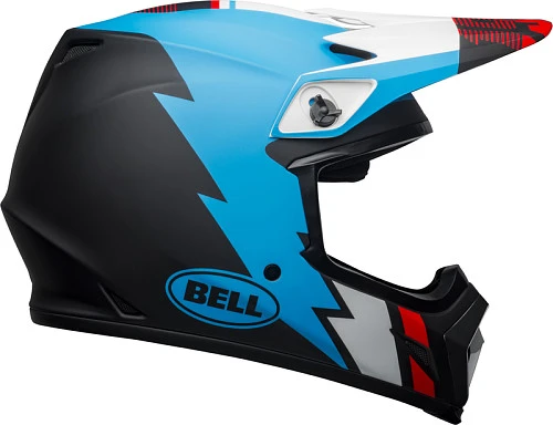 Bell Mx-9 Mips Strike Matte Black/Blue/White шлем кроссовый