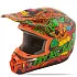 Fly Racing Kinetic Jungle Youth шлем подростковый, оранжево-зеленый