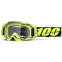 100% Armatic Neon Yellow / Clear Lens мотоочки