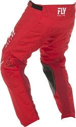 Fly Racing Kinetic Shield мотоштаны, красно-белый