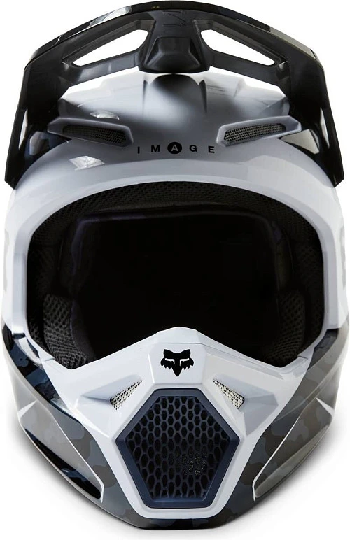 Fox Racing V1 Nuklr Black шлем кроссовый