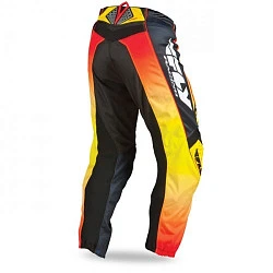 Fly Racing F-16 Limited мотоштаны кросс, черно-желто-оранжевый