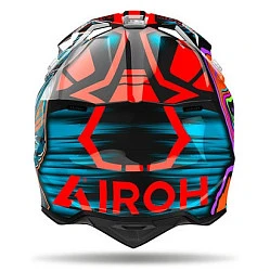 Airoh Wraaap Cyber Orange Gloss шлем внедорожный