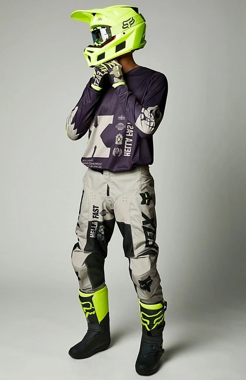 Fox Racing 180 Illmatik Sand / Dark Purple комплект