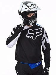 Fox Racing 180 Race 2017 комплект кросс, черно-белый