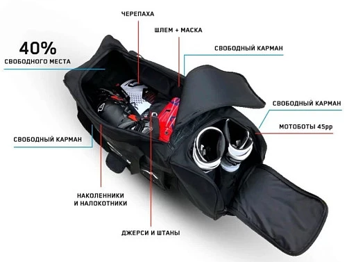 Grom MX1 Gearbag Classic сумка на колесах, черный