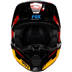 Fox Racing V1 Czar 2019 шлем кроссовый, черно-желтый