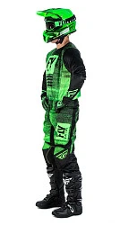 Fly Racing Kinetic Noiz комплект, черно-зеленый