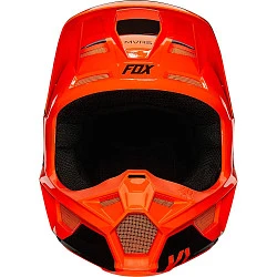 Fox Racing V1 Revn Flow Orange шлем кроссовый