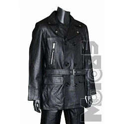 First M402 ZO Куртка кожаная удлиненная с меховой подкладкой