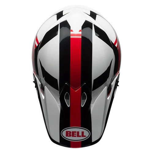 Bell MX-9 Mips Marauder шлем кроссовый, бело-черно-красный