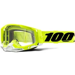100% Racecraft 2 Yellow / Clear Lens мотоочки