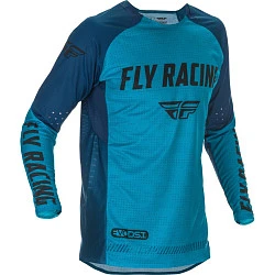 Fly Racing Evolution DST 2021 джерси, сине-черно-голубой
