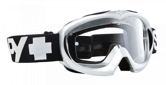 Spy Targa Mini Silver Pearl мотоочки детские, серебристо-черный