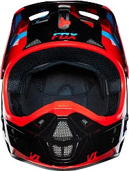 Fox Racing V1 Mako шлем кроссовый, сине-красный