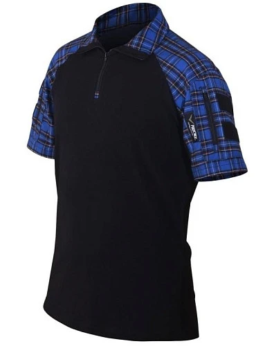 Phoenix Scout рубашка с коротким рукавом в клетку, синий