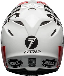 Bell Moto-9 Flex Seven Galaxy Gloss Black/White/Red шлем кроссовый