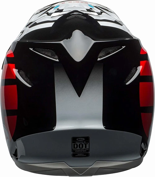 Bell Moto-9 Mips District шлем кроссовый, черно-красно-серый
