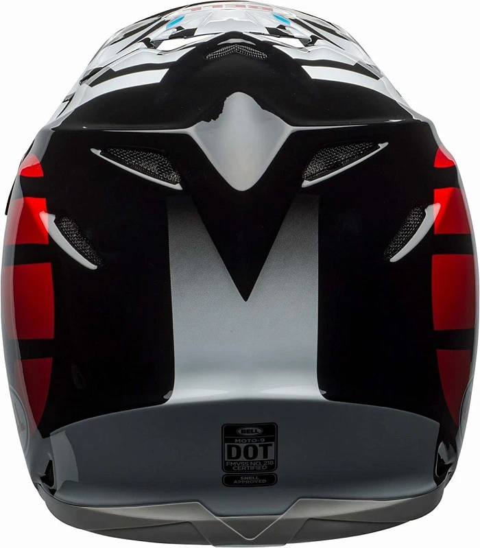 Bell Moto-9 Mips District шлем кроссовый, черно-красно-серый