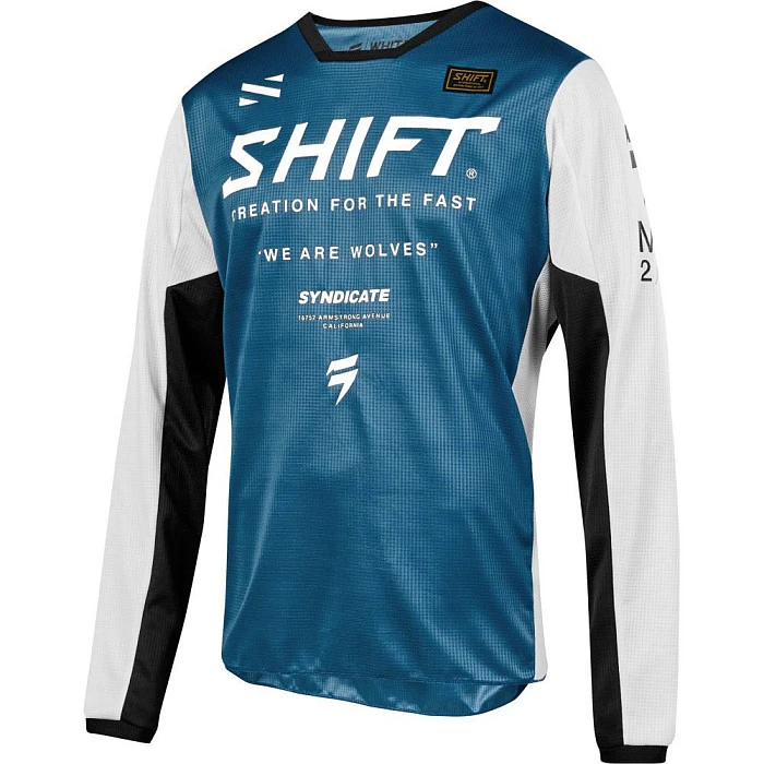 Shift White Muse Blue джерси