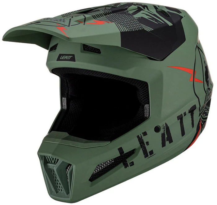 Leatt 2.5 V23 Cactus шлем кроссовый