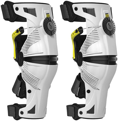 Mobius X8 Knee Brace наколенники, бело-черно-желтый