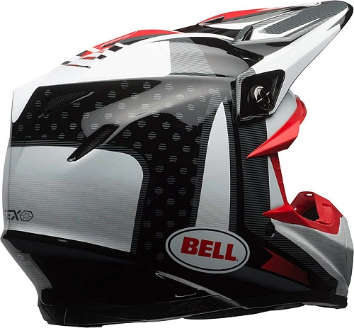 Bell Moto-9 Flex Vice шлем кроссовый, черно-белый