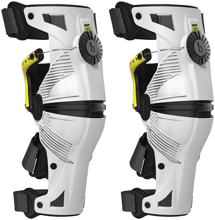 Mobius X8 Knee Brace наколенники, бело-черно-желтый
