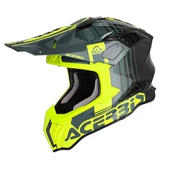 Acerbis Airstrike-C Black/Fluo Yellow шлем внедорожный, черно-желтый